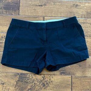 Black  J. Crew 3.5inch Chino Shorts